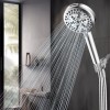 Hibbent High Pressure Shower Head with Handheld 10 Settings Spray