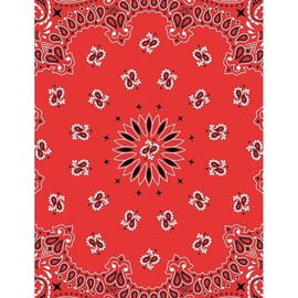 CafePress Red Bandana Traditional Christmas Stocking 7.5"x19"