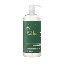 Champú para engrosamiento de salvia de limón Tea Tree, Multicolor, 1000 mL (33.8 oz)