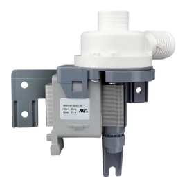 W10581874 Washing Machine Drain Pump Replace AP6023189 AP5949627 3449735 drain pump Fix washing machine noise or leaks and drainage issues Compatible with Maytag Kenmore Whirlpool pump 10-Year Qa