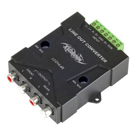 Xscorpion 4 Channels with Auto Remote Amp Turn-on Line Output Converters Hi to Low