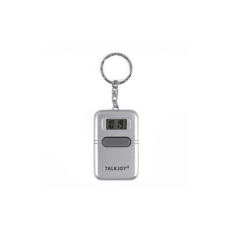 TalkJoy (ES Spanish) Talking Keyring Silver Pocket Watch, silver