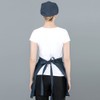 TOPTIE Denim Half Apron Waist Apron Unisex Waitress/Waiter Apron-Khaki