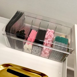 Clear Acrylic Eyelash Material Organizer Storage Case Organization
