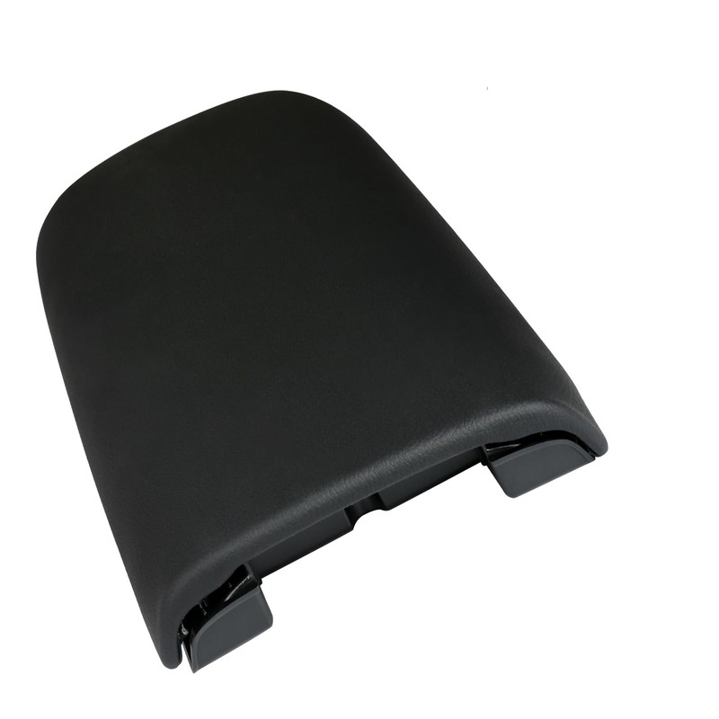 Upgrade Black Center Console Armrest Leather Lid Cover, Compatible with