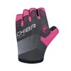 Chiba Solar Cycling Gloves Short Black / Pink 2021 Size: