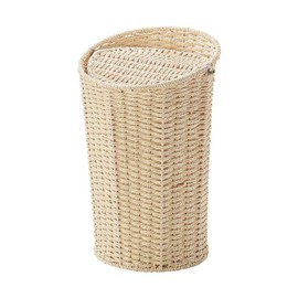 tidori Industrial with Lid Trash Can, Beige X X 5xh35 cm Paper Trash Can, Ch – 402BG