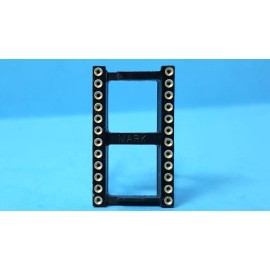 MARK (10 Pieces) IC Socket, 24pin, MACHINE SCREW, M824-612D, 545124-3, MARK