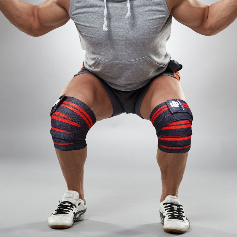 Fit Active Sports Rodilleras (par) para levantamiento de pesas, levantamiento