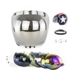 Gigicloud Flip Up Down Shield Visor Lens, Retro 3-Snap Sunscreen