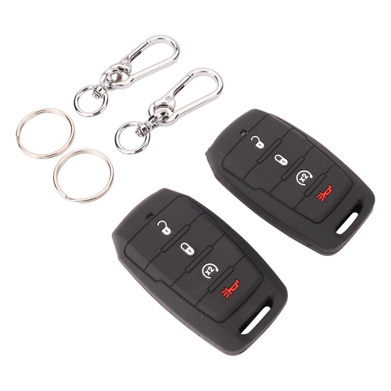 Laisiou Silicone Remote Key Fob Cover Case Protector for Ram