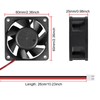 4 Pack 60mm x 60mm x 25mm 12V Dual Ball