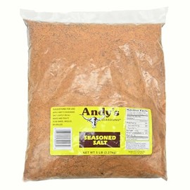 Andy's Seasoning Seasoned Salt for Meat and Poultry, 5 Pound Bag