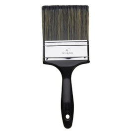 ProDec 4 inch Shed and Fence Brush for Applying Woodstains, Timber Treatments, Varnishes on Exterior Outdoor Wood Surfaces, Buildings, Furniture Ideal For Smooth Planed and Rough Sawn Timber, 4" 100mm