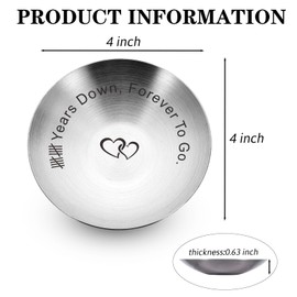 10 Year Anniversary Giifts for Wife Husband, 10th Anniversarys Gifts for Her Him, Tin Jewelry Tray for Her Him, 10 Year Wedding Anniversary for Women Men, 10th Anniversarys Gifts for Couples, Tin Gift