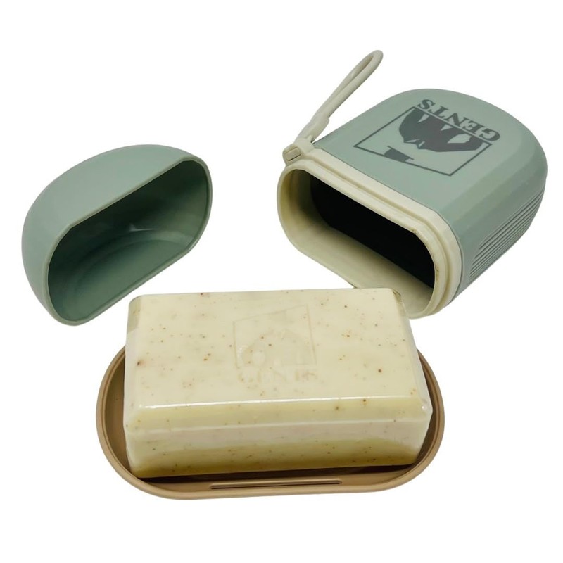 G.B.S Hard Shell Leak Proof Travel Soap Case with Lid
