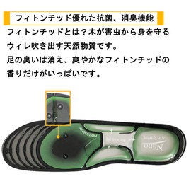 Kids' Insoles Foot Odor Eliminating Foot Pain Foot Arch Walking Flat Foot Fatigue Reduction Shock Absorption Air Cushion Phytoncide Insole Black (Kids Insoles 6.7 - 8.7 inches (17 - 22 cm))