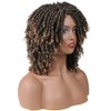 YADIRF Black Women Men Short Dreadlock Wig Synthetic Wigs Afro
