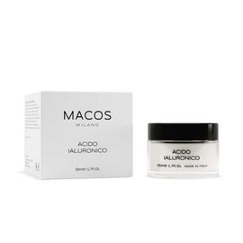 MACOS MILANO Hyaluronic Acid Face Cream 50 ml – Anti-Aging Moisturizer, Day Treatment for Dry and Sensitive Skin, Wrinkle Reduction, Natural Formula