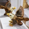 POPOTATO Realistic Eagle Plush - 11.8'' Eagle with Spread Wings