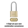 Master Lock 175DLHWD Set Your Own Word Combination Padlock 2-1/4