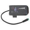 Electric Bike Power Display Meter,5 Pin Interface ABS Housing LED
