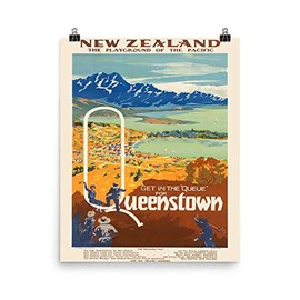 Vintage Poster - New Zealand 0896 - Enhanced Matte Paper Poster (16X20)