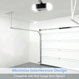 TWOPWIN Garage Door Opener Light Bulbs, 5000K Daylight, 12W High Brightness 1500LM, Minimize Interference LED Light Bulbs for Garage Door Opener, FCC Listed, Bright LED Light Bulb, E26 Base, 2PK