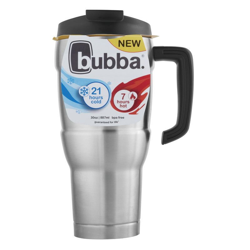 Bubba Hero XL, Vacuum-Insulated Stainless Steel Travel Mug, 30oz., Stainless