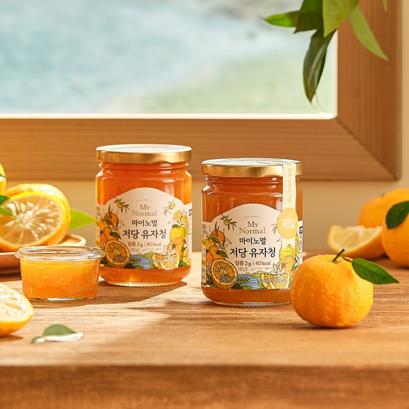 마이노멀 국내산 저당 유자청 My Normal Low-Sugar Yuja Tea