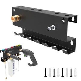 Benustra Pressure Washer Gun Holder, Foam Cannon Holder for Pressure Washer Accessories Including Pressure Washer Nozzle Tip Foam Cannon 1/4" Quick Connect Extension Wand Storage Rack Wall Mounted