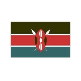 Super Tough 3'x5' Premium Banner Flag of Kenya | Nylon Flag with Pole Sleeve | USA-Made, Heavyweight Nylon | Indoor/Outdoor Decor