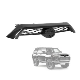 JMTAAT Front Upper Grille Compatible with 2014-2019 Toyota 4Runner Replacement for 5310135080C0 5310135080A0 TO1200369 Bumper Mesh Grill Black