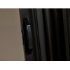 Dunes 36 in. x 80 in. Black Vinyl Accordion Door