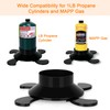2 Pack Propane Tank Holder, Portable Propane Tank Stand Cylinder
