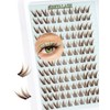 Obeyalash Brown Eyelash Clusters Wispy Individual Lashes 120pcs Cluster Lashes