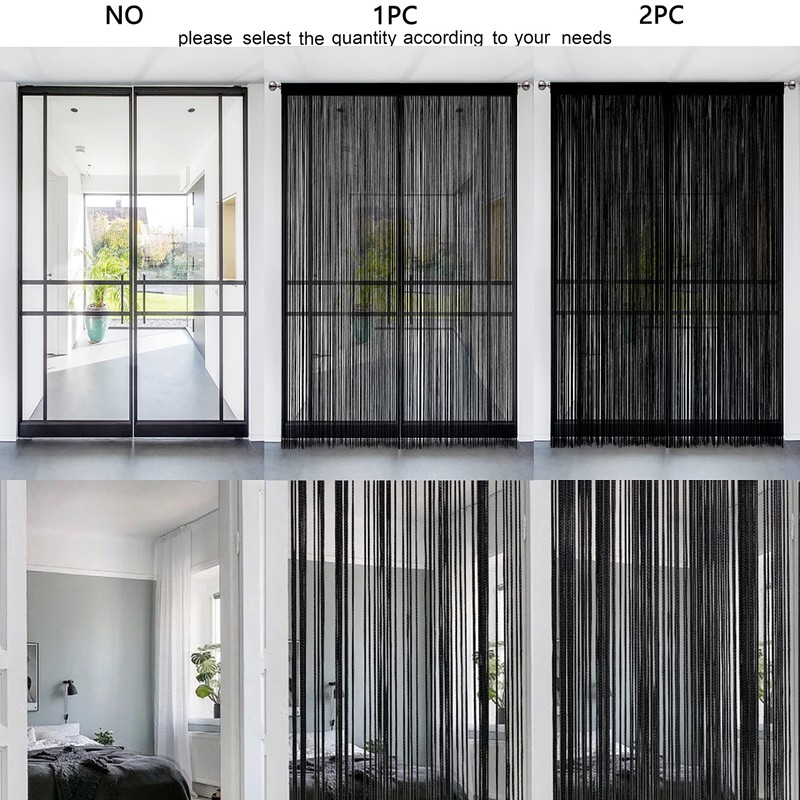 HSYLYM String Door Curtain Window Decoration Room Divider Decoration Single