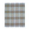 Moon Wool Plaid Throw Blanket, Pure New Wool, Glen Coe