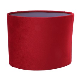 Oval Lamp Shade Cloth Lampshade E27 E14 Universal Use Modern Lamp Cover for Table Floor Lamp Burgundy