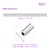 DMiotech 2pcs (18mm OD x 11mm ID) 6063 Aluminum Round