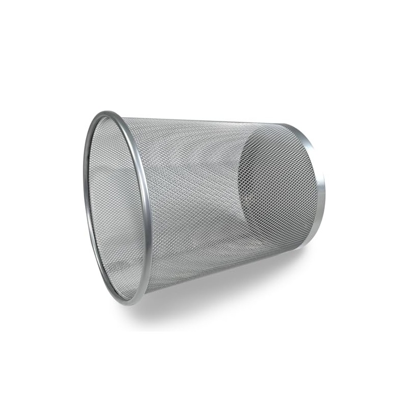 Ram® 20L Circular Mesh Bin Office Home Garbage Can Bin