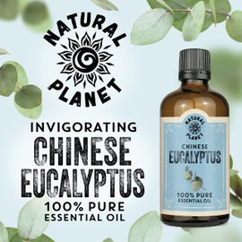 Natural Planet Eucalyptus Essential Oil Therapeutic Grade Pure, 100% Pure & Undiluted Cruelty Free