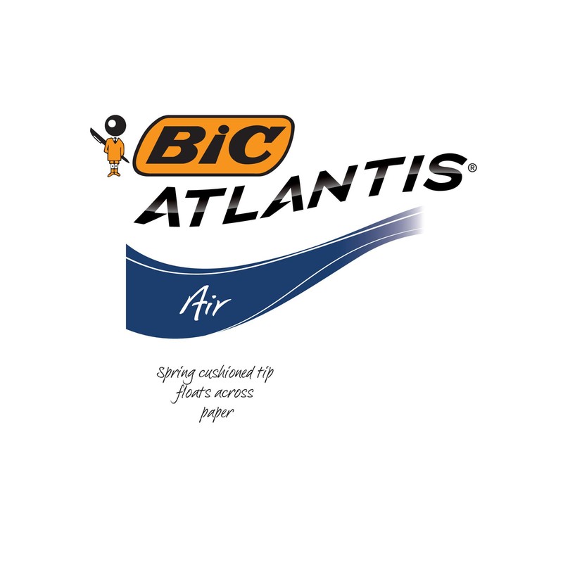 BIC Atlantis Air Retractable Ball Pen Medium Point (1.2 mm)