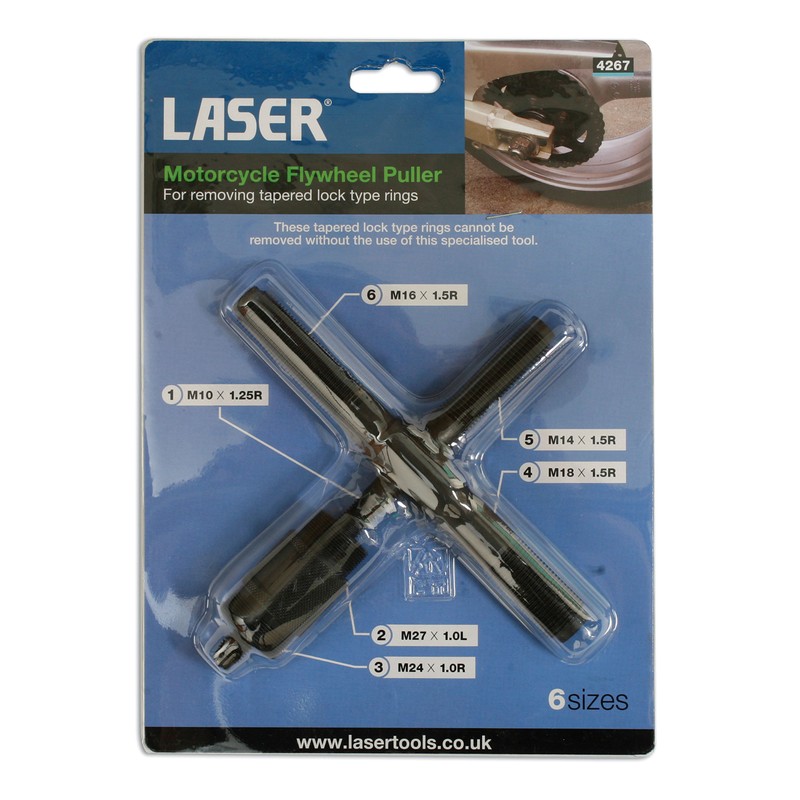 Laser 4267 Motorcycle Flywheel Puller