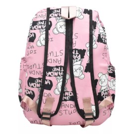 Lluvia Mochila Panda Tne Anda Studi Estampada Rosa Primaria Ll23bjm057 Lluvia Diseño De La Tela Estampado