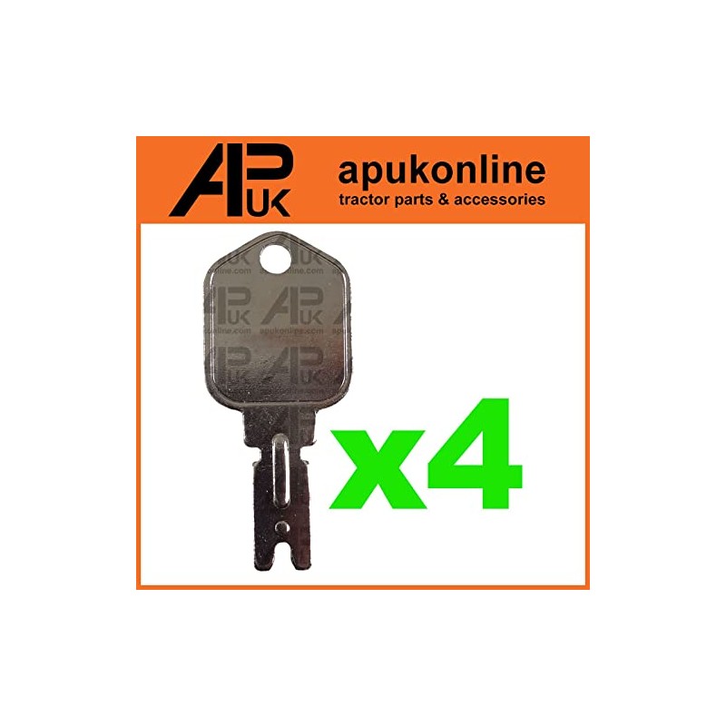 APUK 4x Key Replacement for Hyster Caterpillar Yale Clark Skytrak
