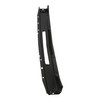 Front Bumper Face Bar Black Steel with Vent Hole Replacement