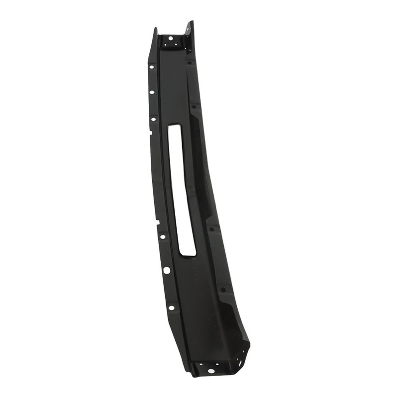 Front Bumper Face Bar Black Steel with Vent Hole Replacement