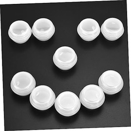 Tarros Crema Forma Hongo Plástico Transparente