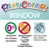 PlayColor 936010 Coloured Pencil Box 12 Fixed Tempera Colours Window